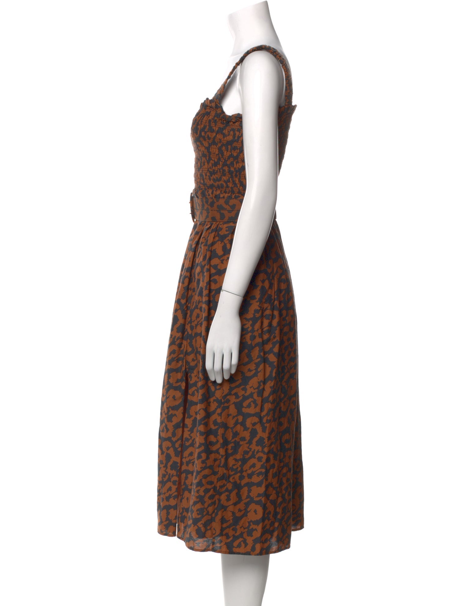 Nicholas Printed Knee-Length Dress