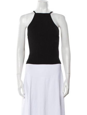 Nicholas Square Neckline Long Sleeve Crop Top