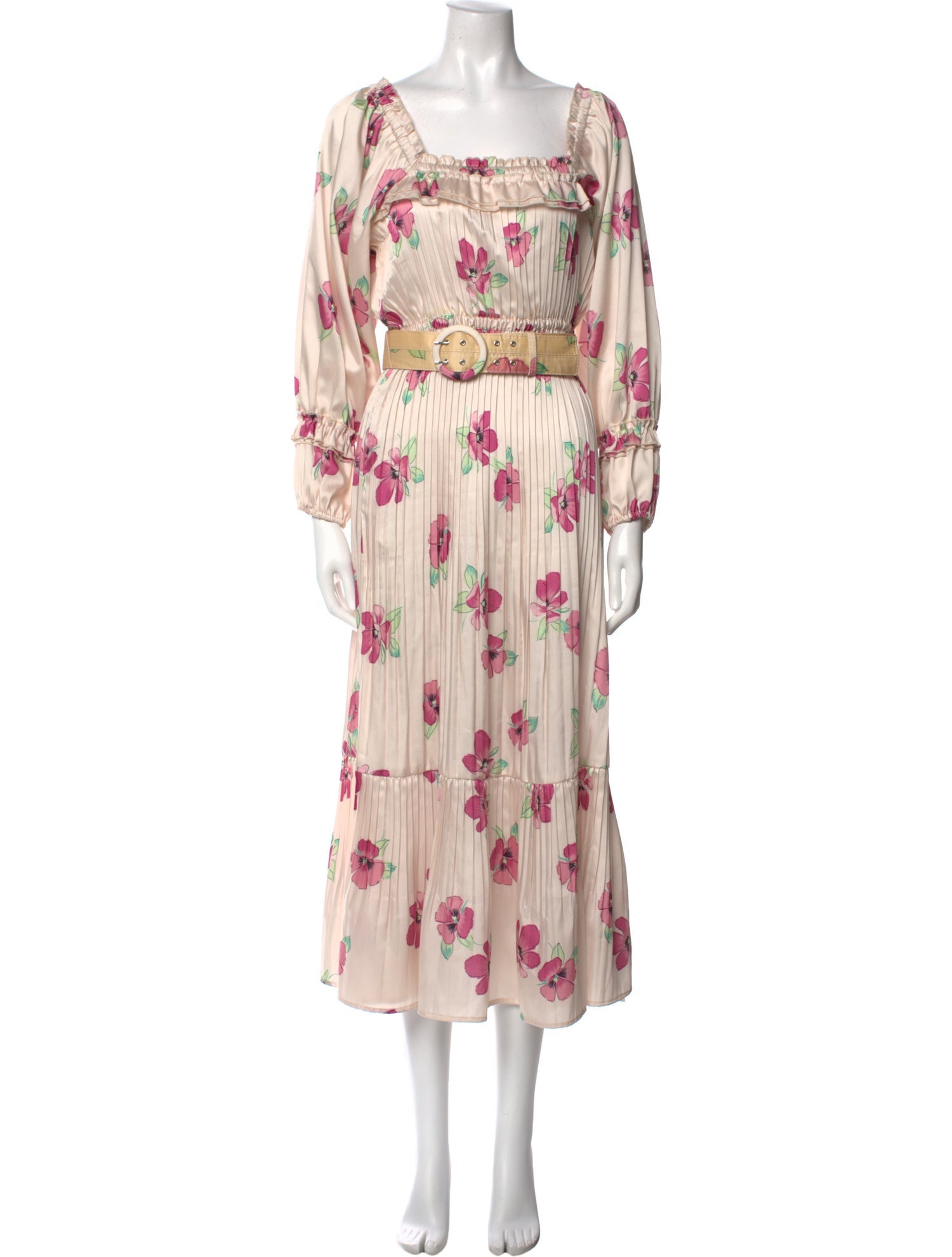 Nicholas Floral Print Long Dress