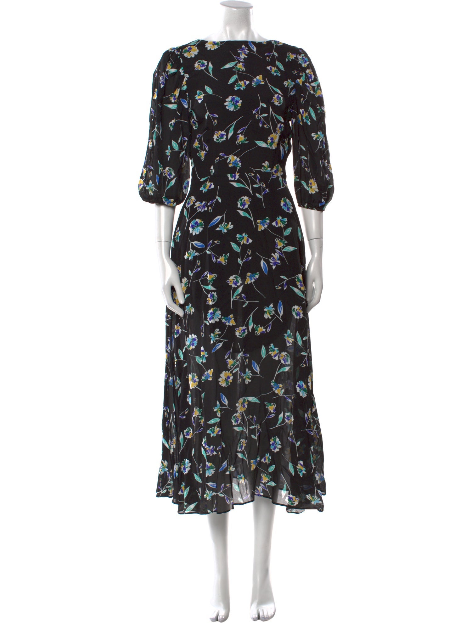 Nicholas Floral Print Long Dress