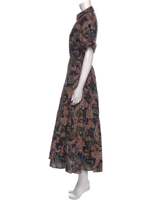 Nicholas Paisley Print Long Dress