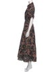 Nicholas Paisley Print Long Dress