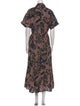 Nicholas Paisley Print Long Dress