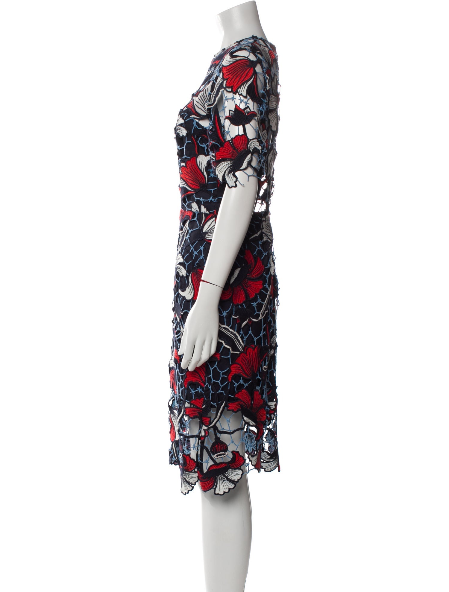 Nicholas Floral Print Knee-Length Dress