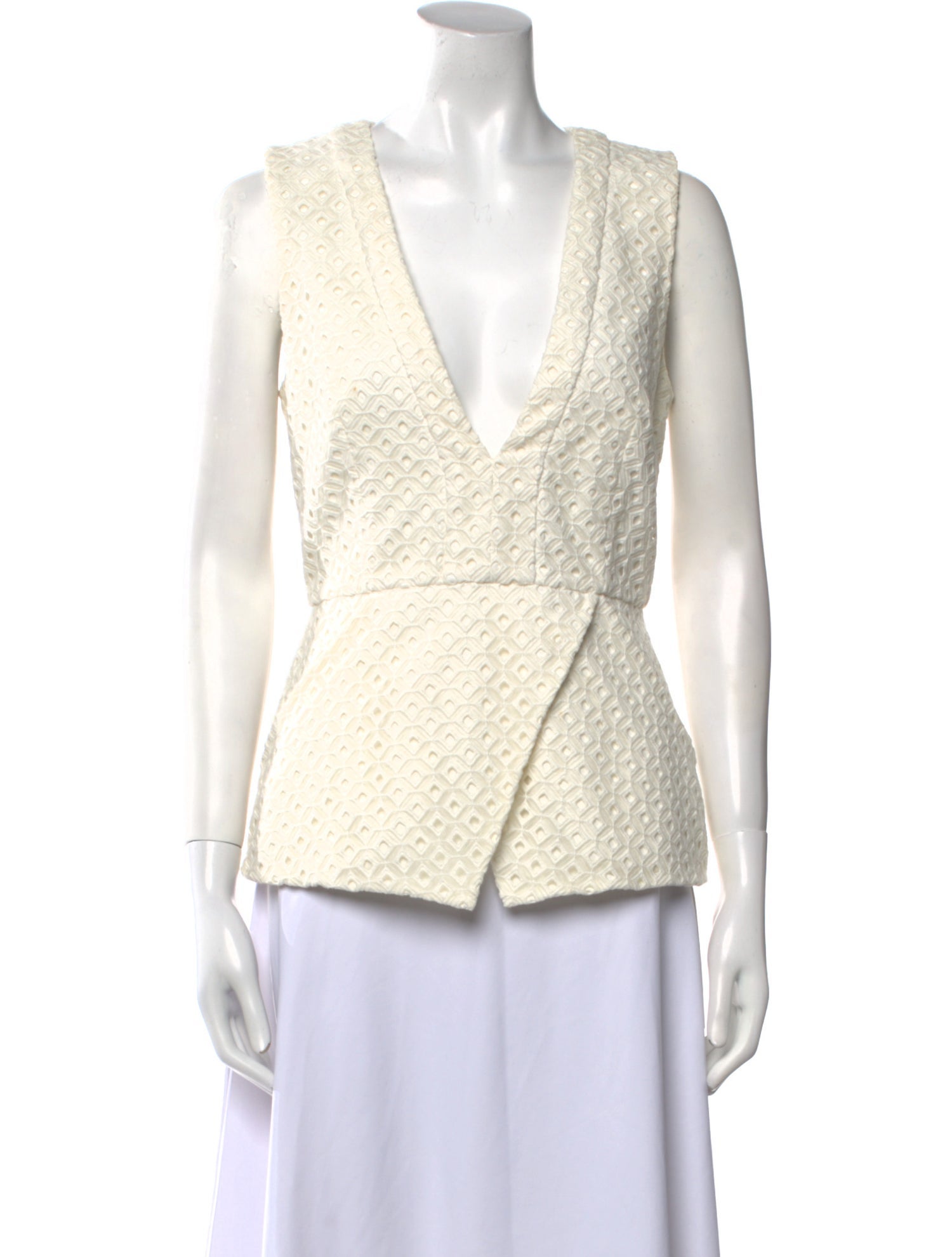 Nicholas V-Neck Sleeveless Blouse