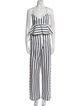 Nicholas Silk Striped Pant Set