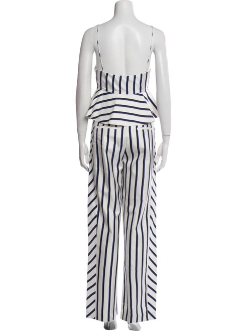 Nicholas Silk Striped Pant Set