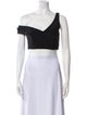 Nicholas Silk Asymmetrical Crop Top