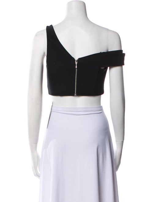 Nicholas Silk Asymmetrical Crop Top