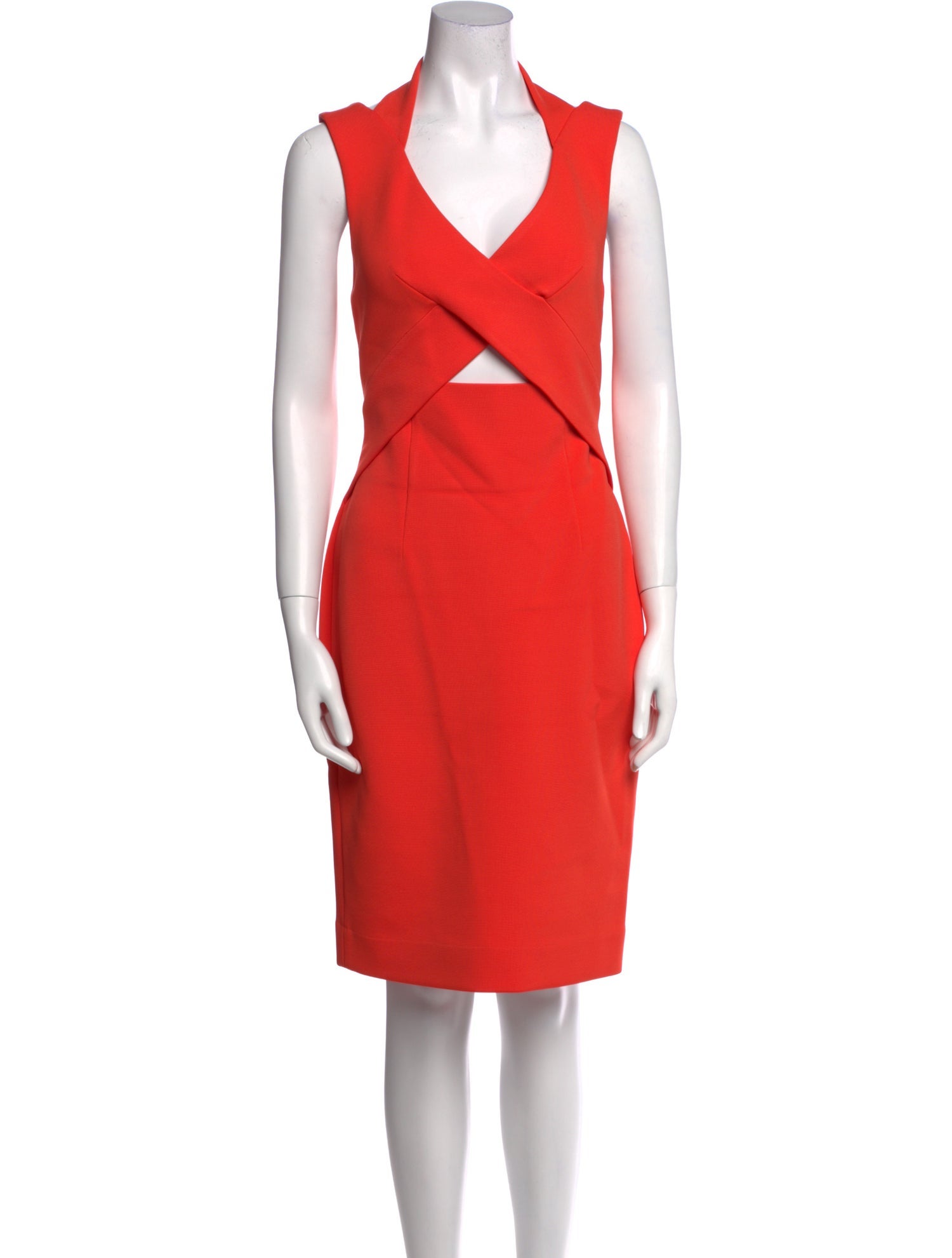 Nicholas V-Neck Midi Length Dress