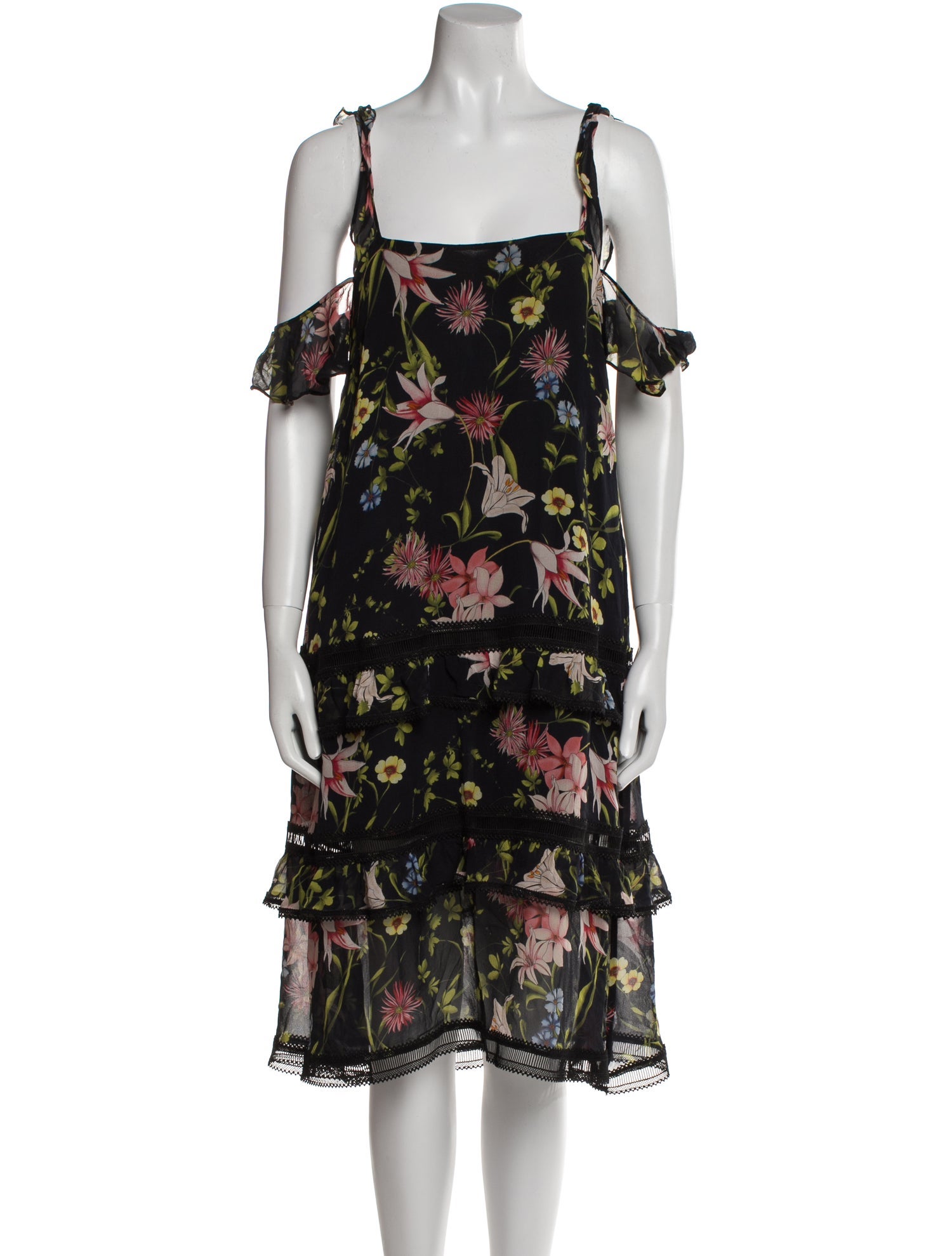 Nicholas Silk Knee-Length Dress