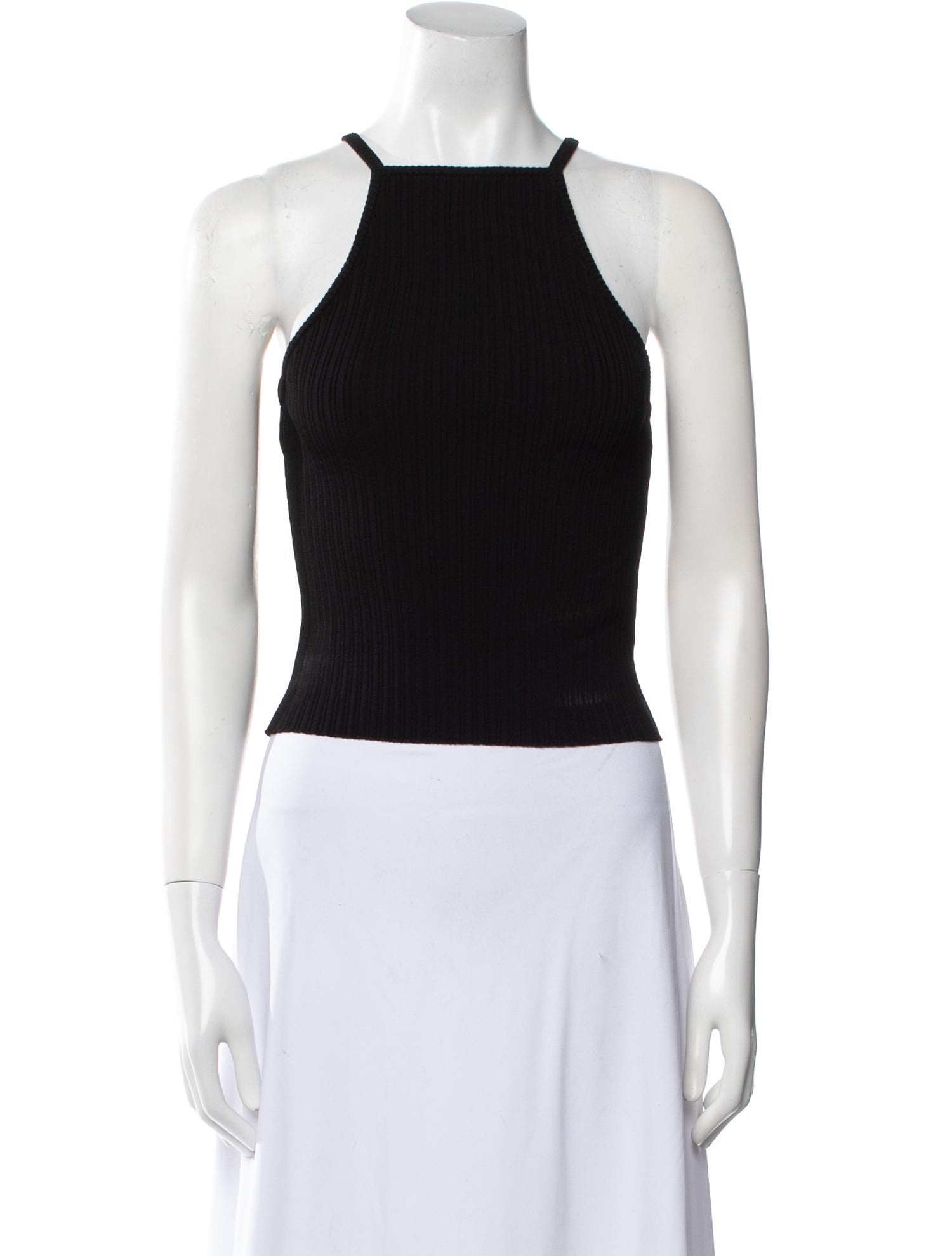 Nicholas Square Neckline Sleeveless Crop Top