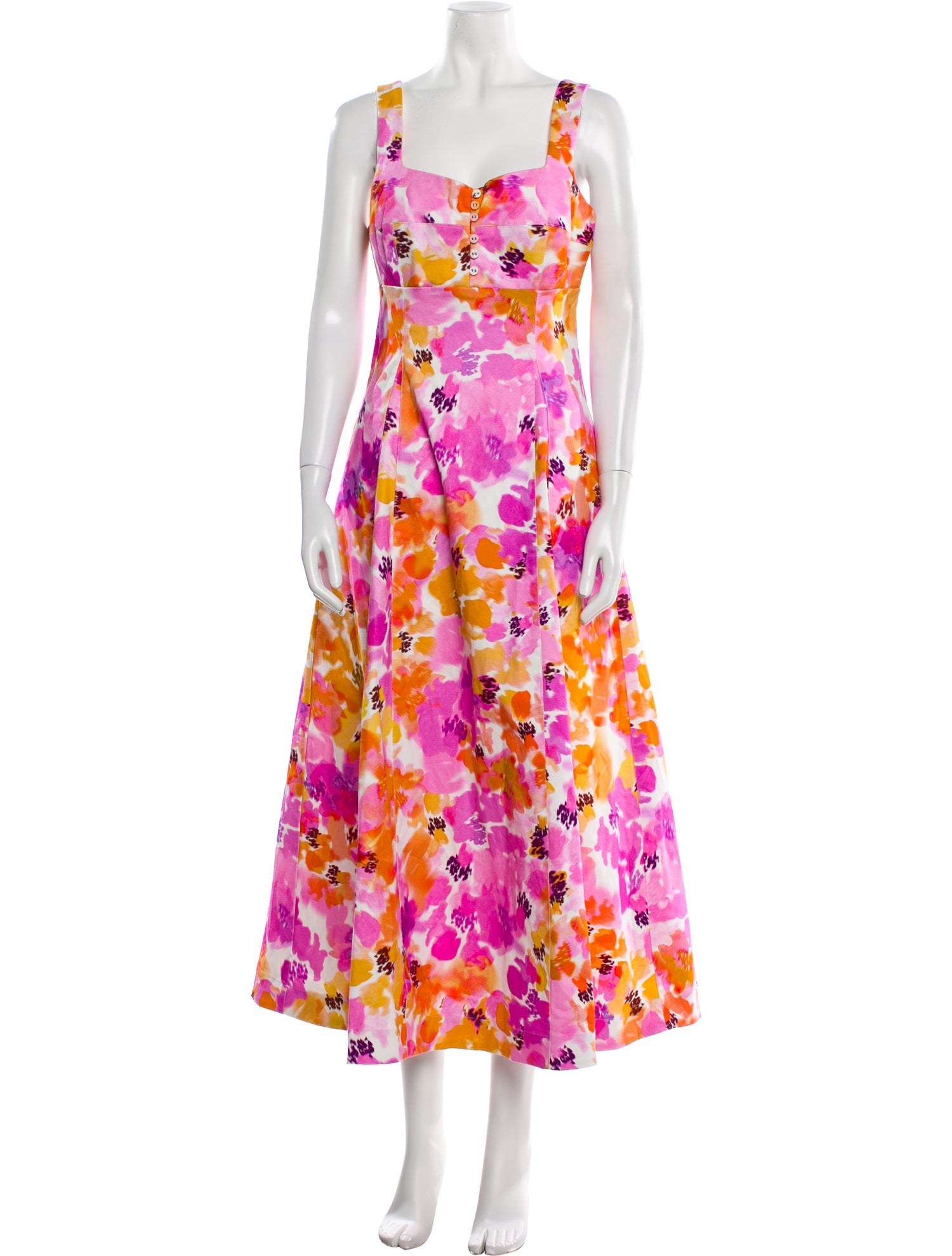 Nicholas Floral Print Long Dress