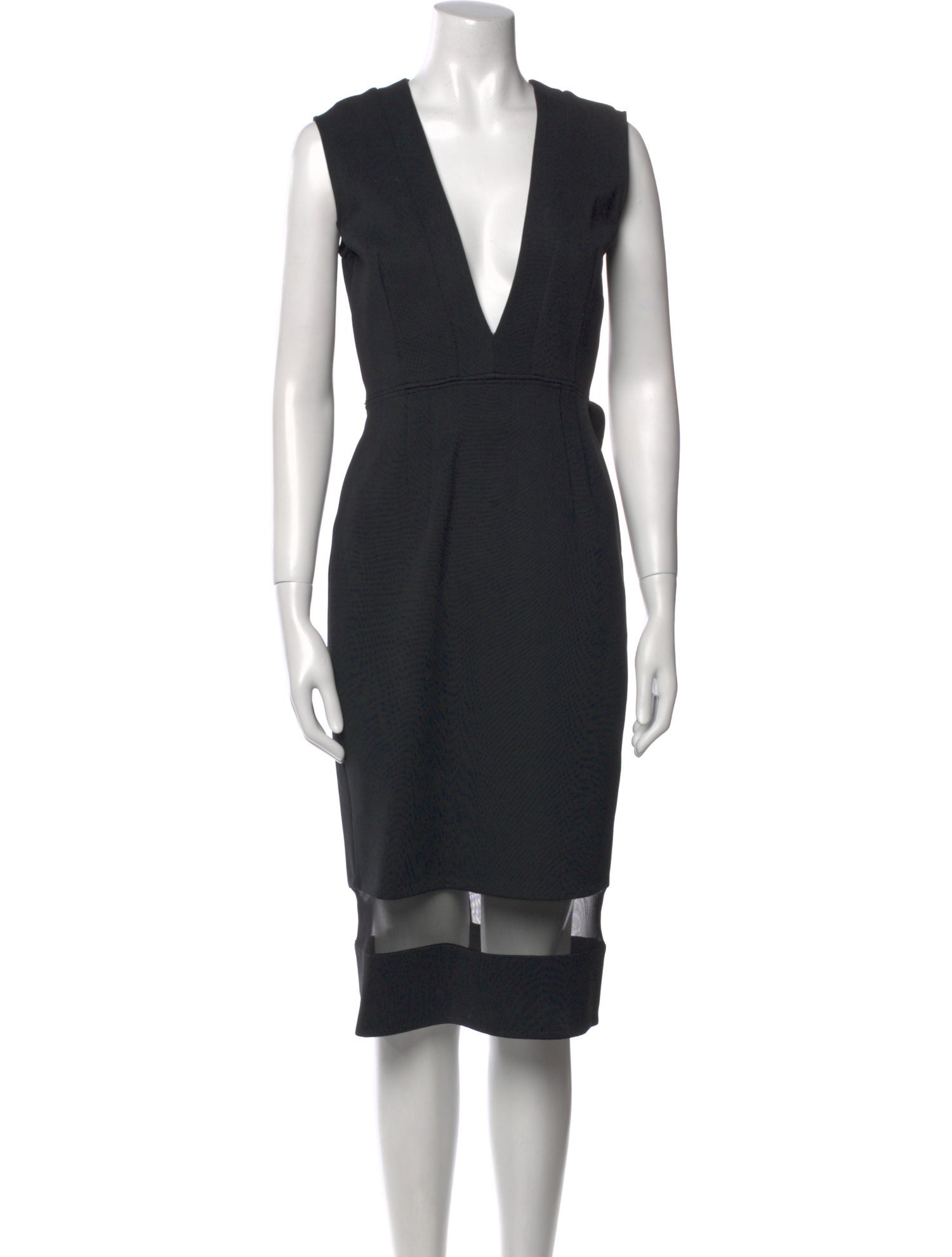 Nicholas V-Neck Midi Length Dress