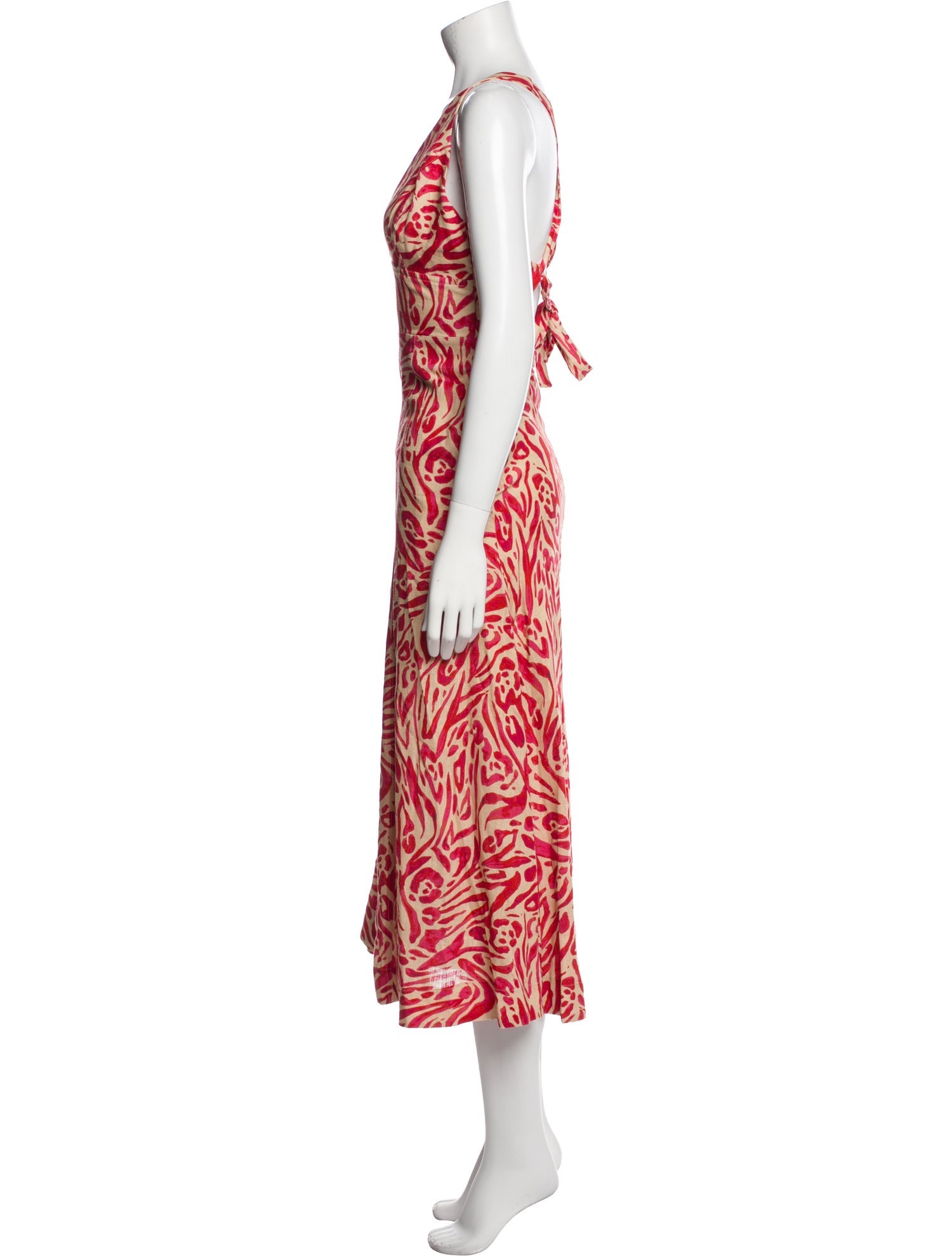 Nicholas Printed Long Dress