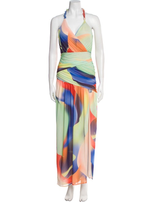 Nicholas Printed Long Dress