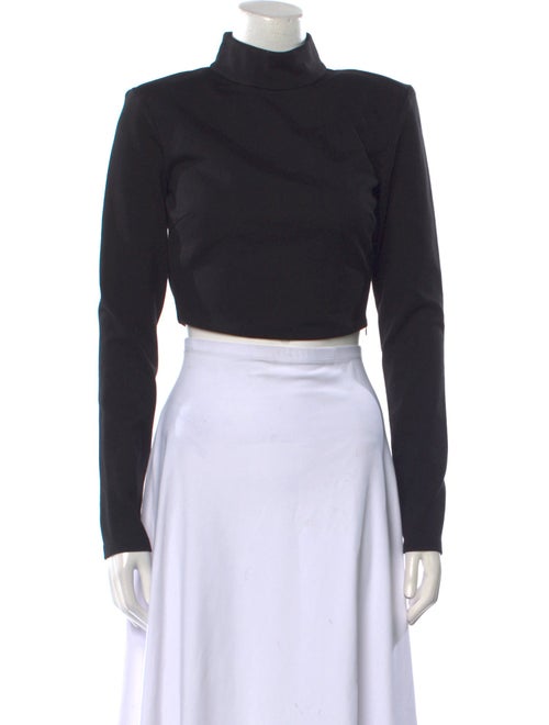 Nicholas Turtleneck Long Sleeve Crop Top