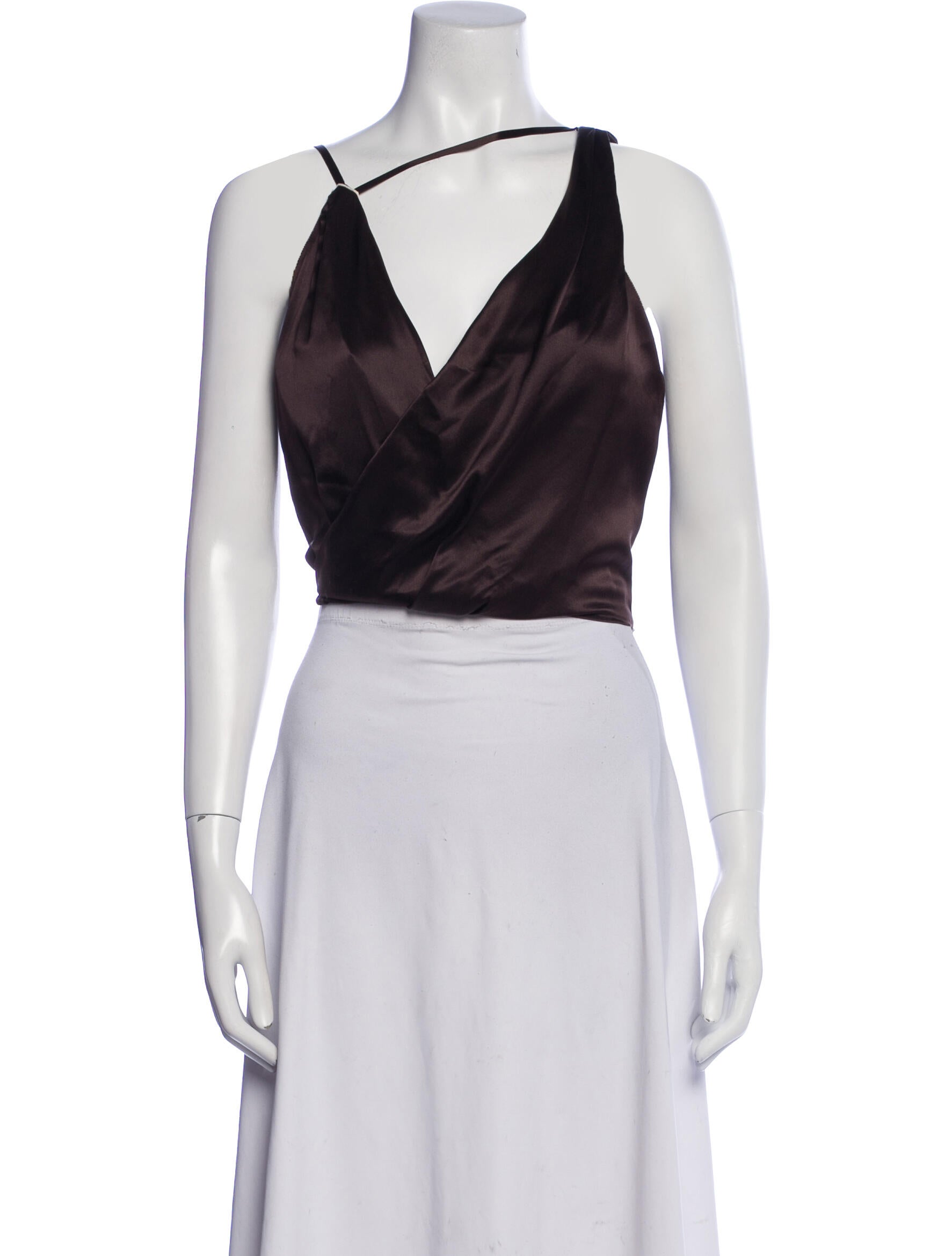 Nicholas Silk Halterneck Crop Top w/ Tags