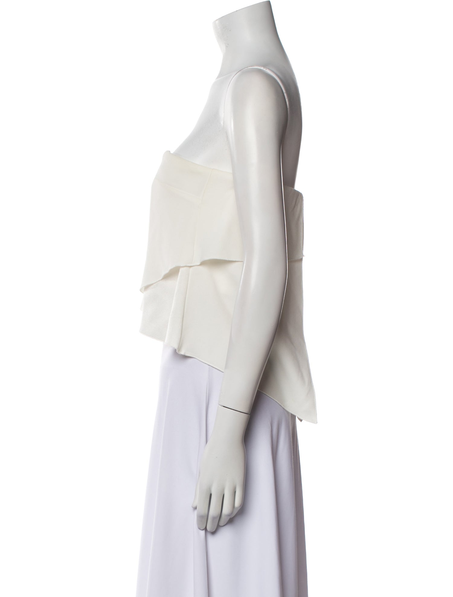 Nicholas Strapless Crop Top