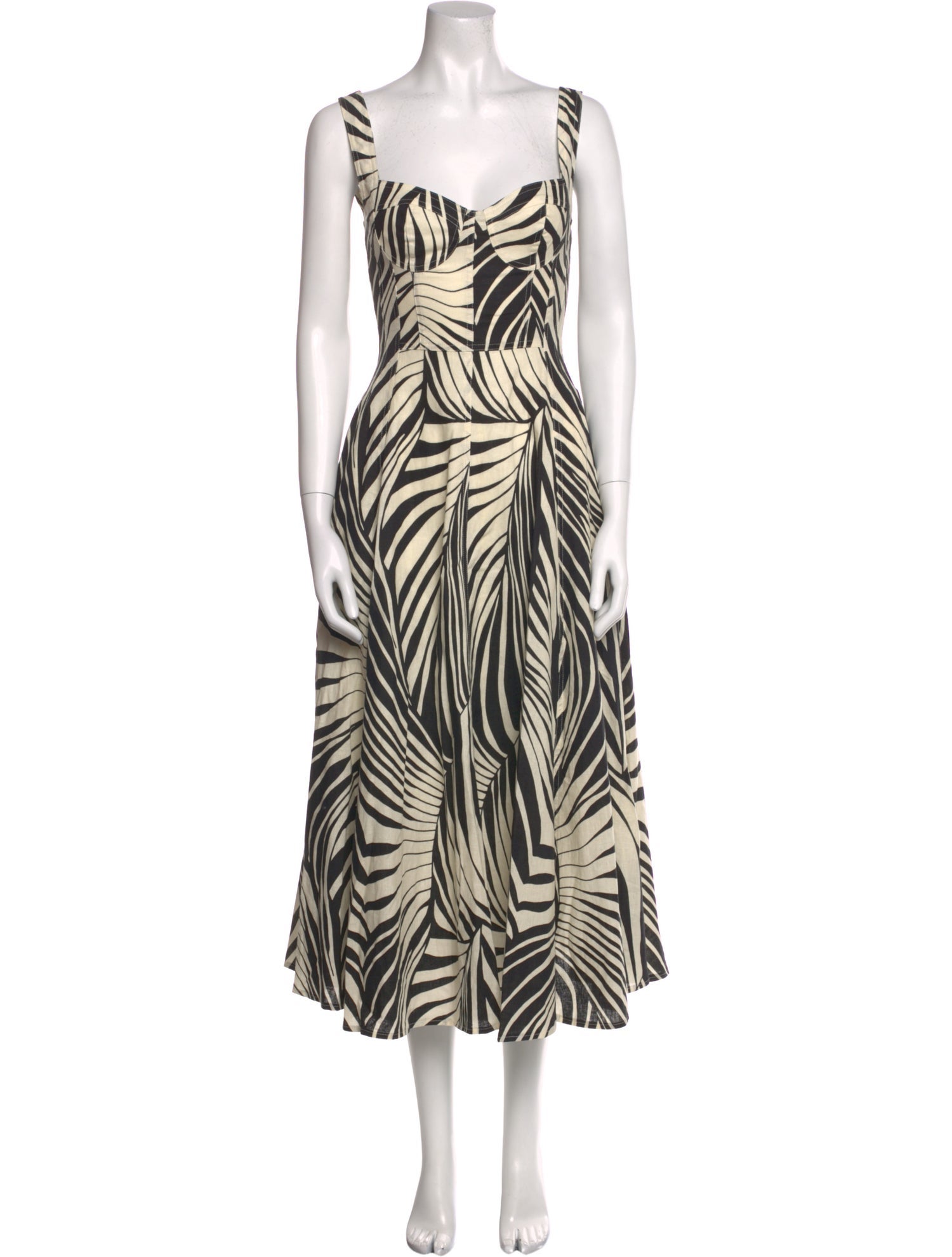 Nicholas Printed Midi Length Dress