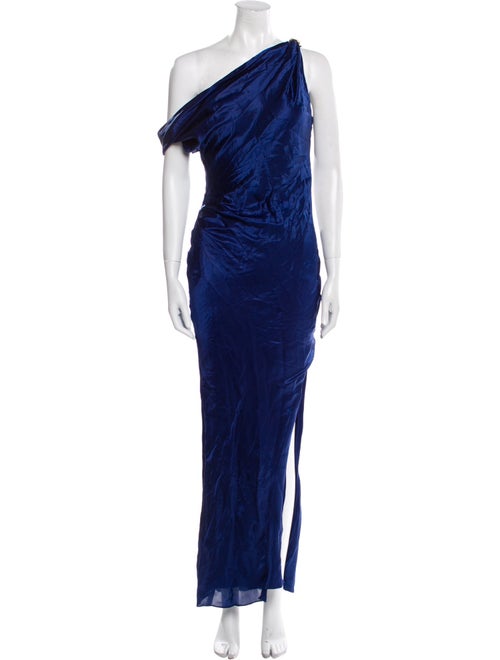 Nicholas One-Shoulder Long Dress