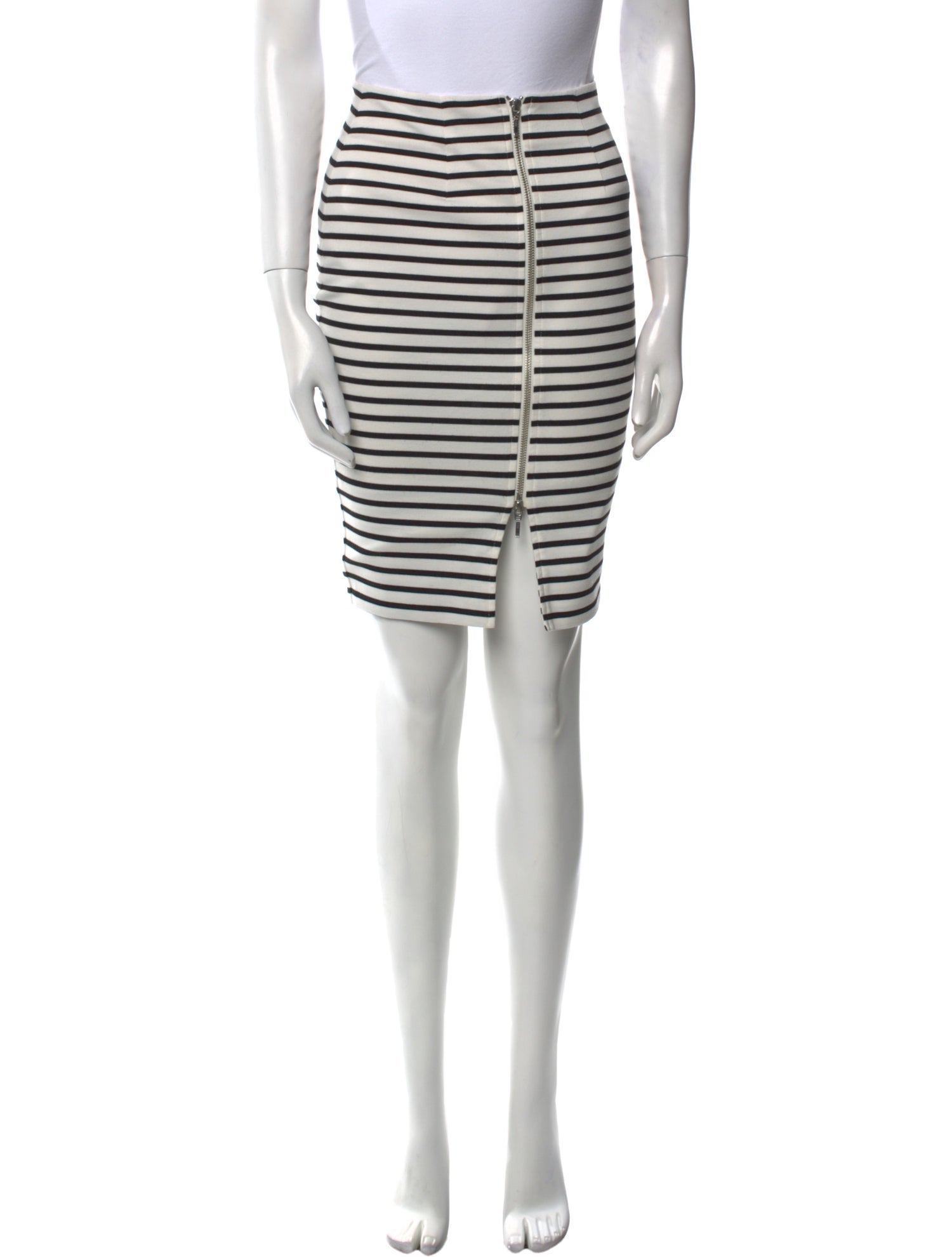Nicholas Striped Knee-Length Skirt