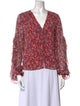 Nicholas Floral Print V-Neck Blouse