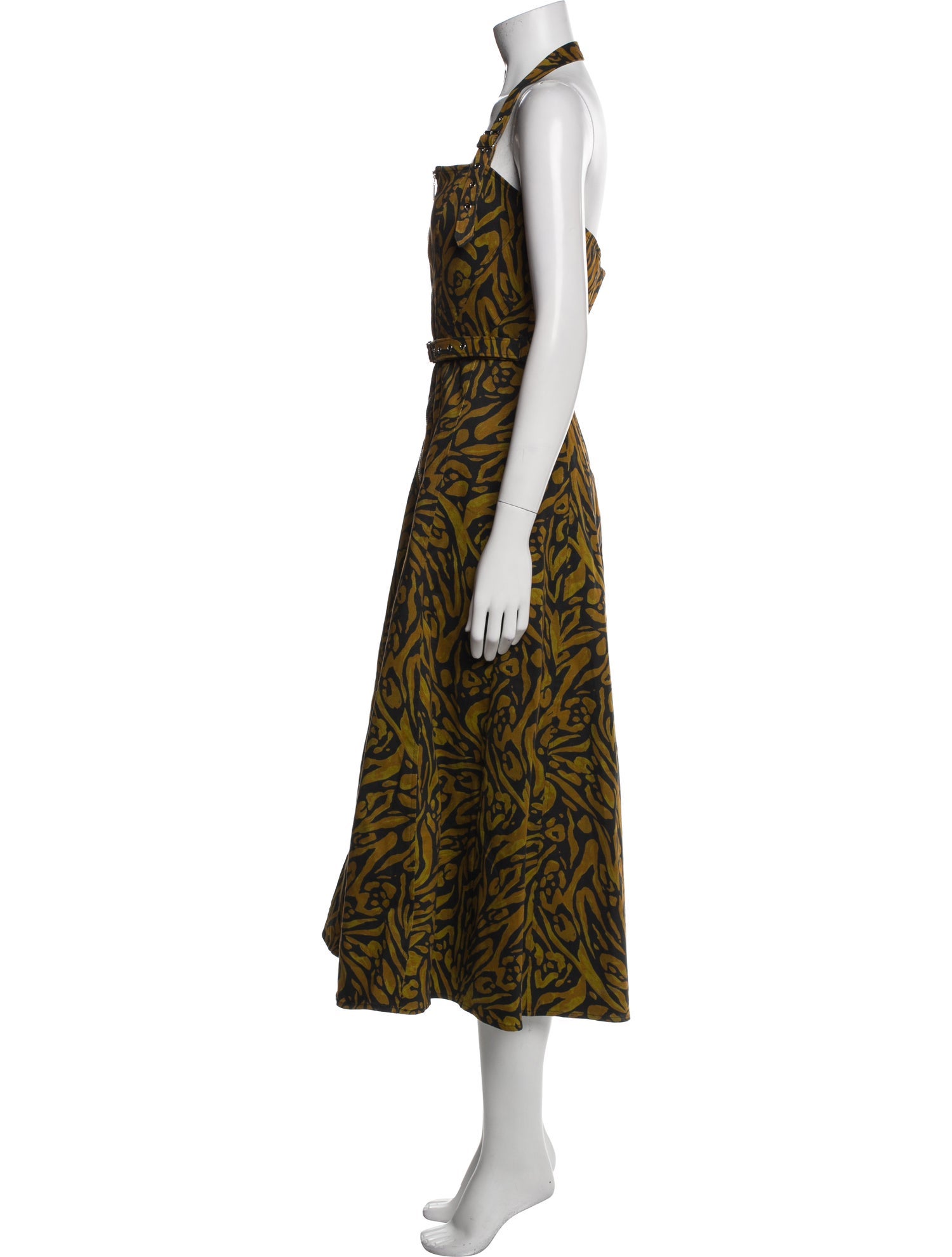 Nicholas Printed Midi Length Dress