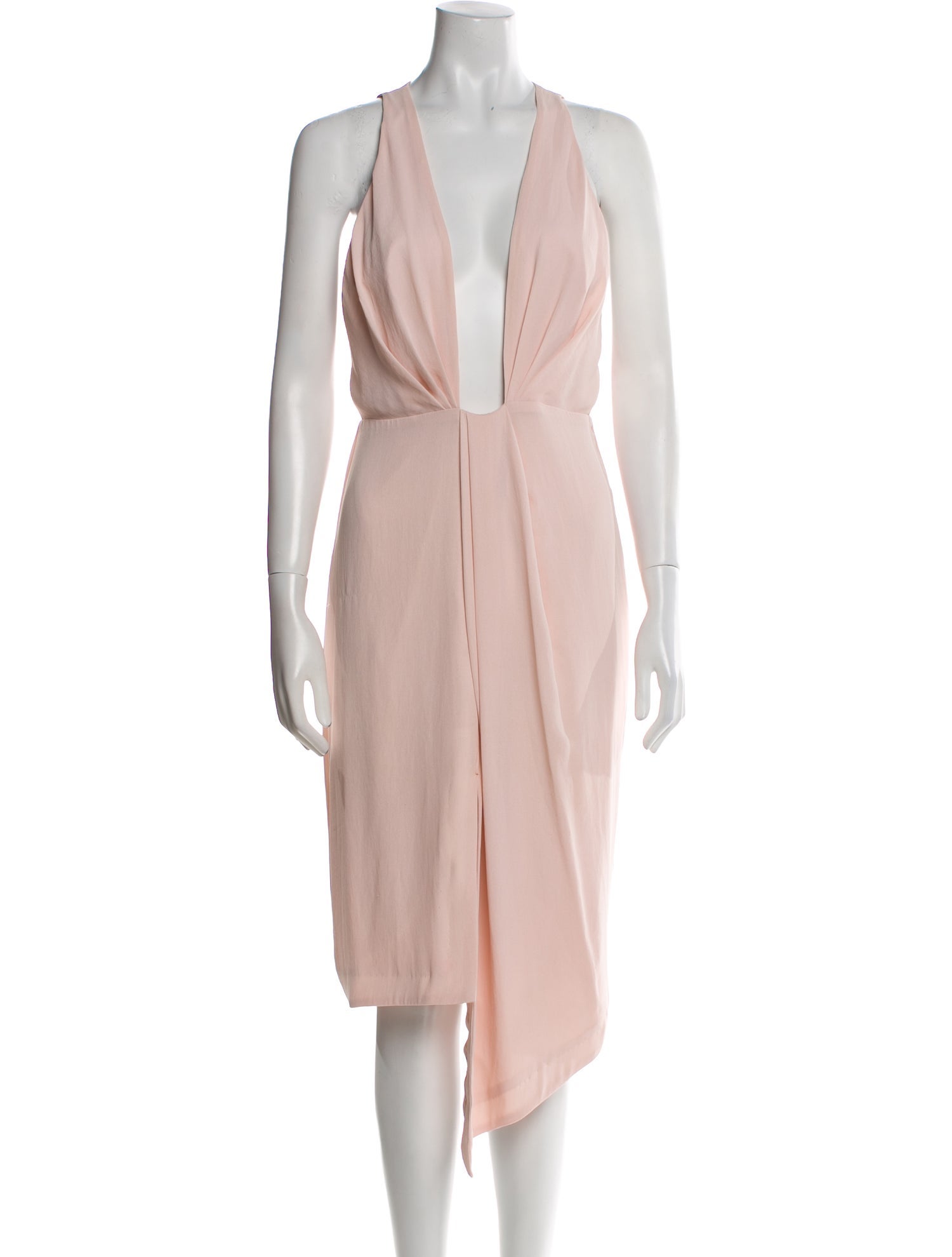 Nicholas V-Neck Knee-Length Dress