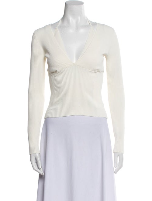 Nicholas V-Neck Long Sleeve Crop Top