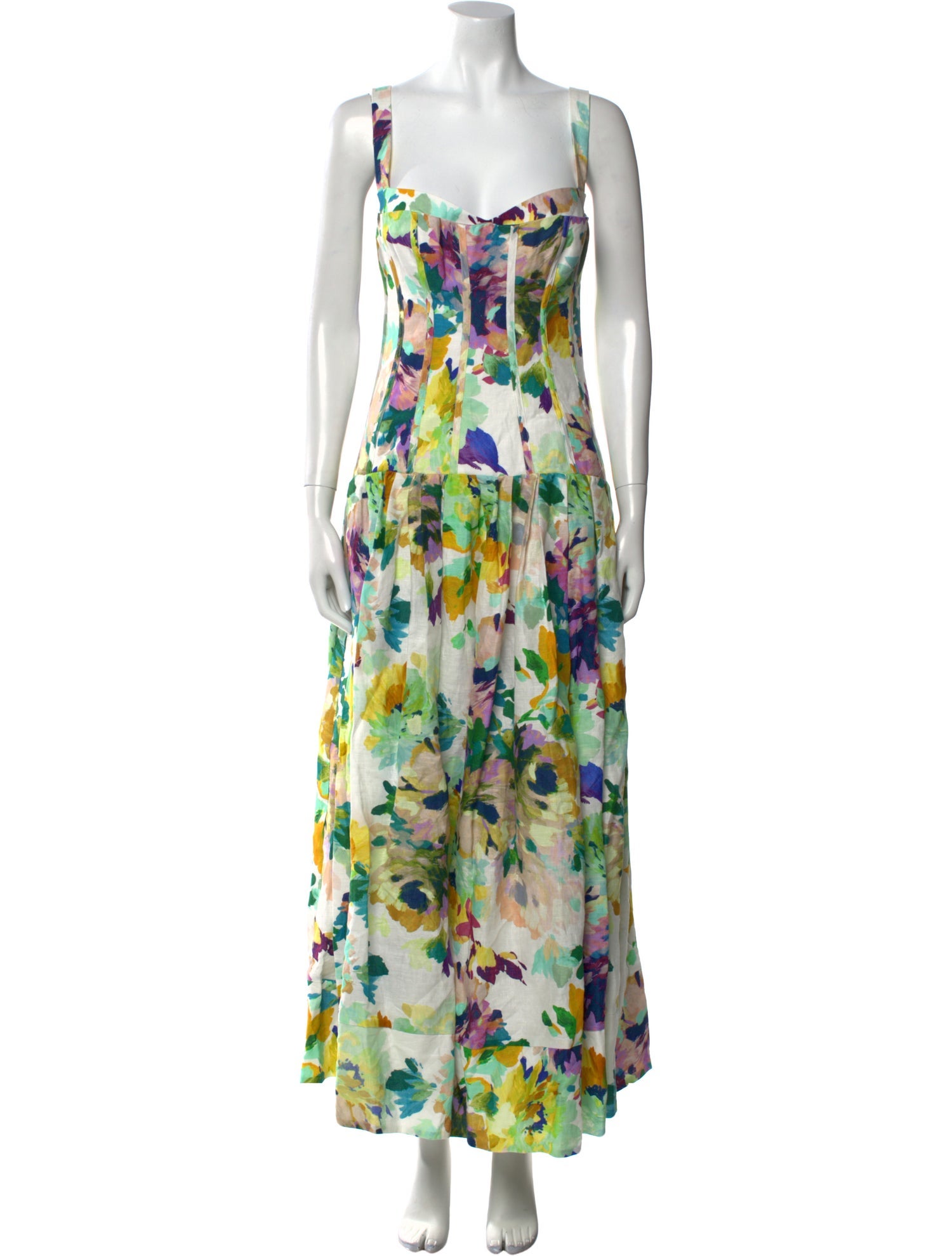 Nicholas Linen Long Dress w/ Tags