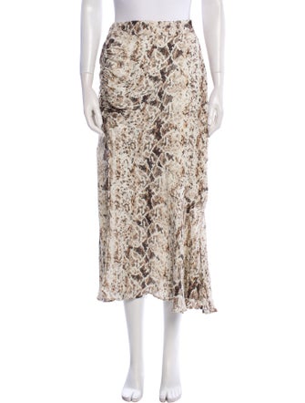 Nicholas Silk Midi Length Skirt