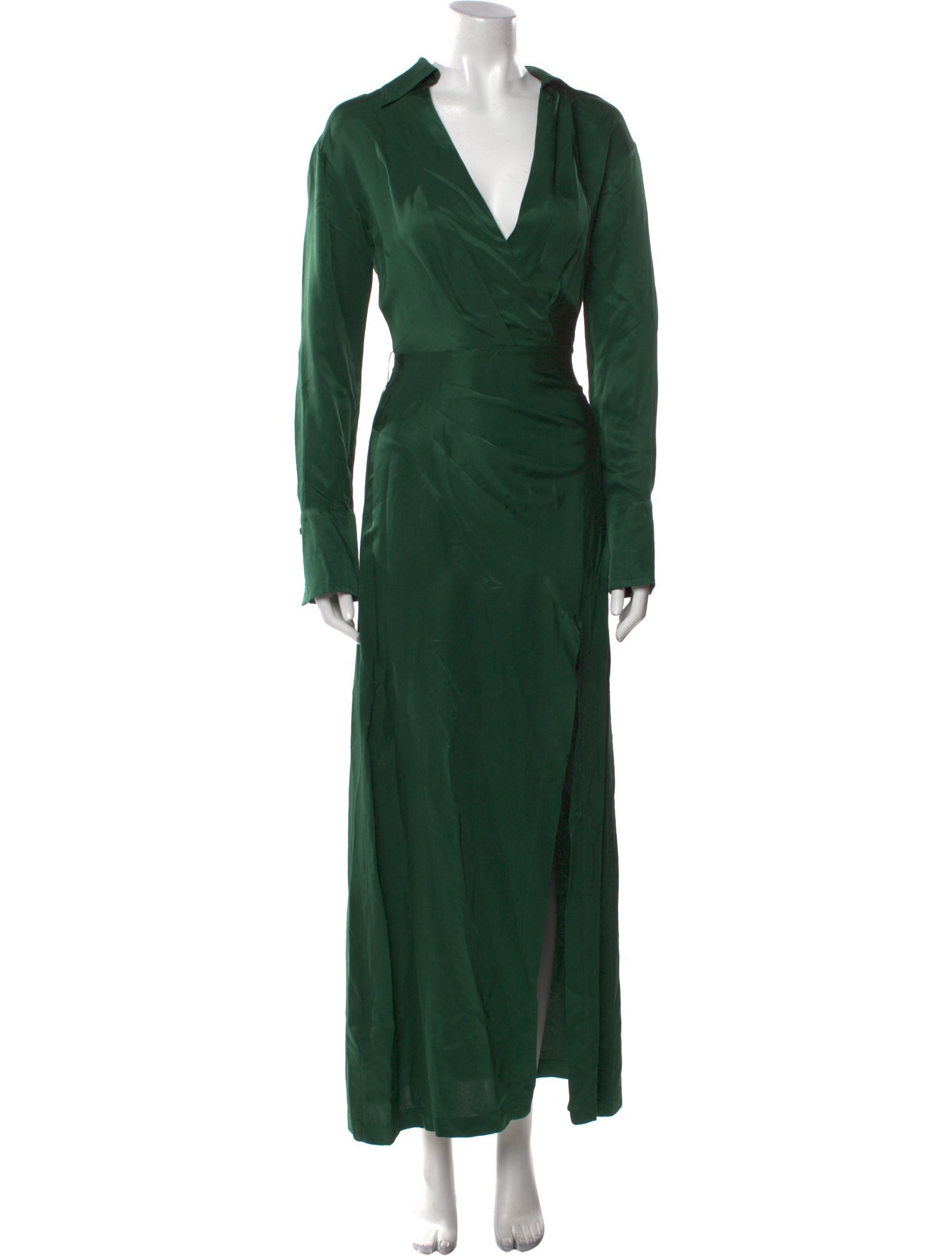 Nicholas V-Neck Long Dress