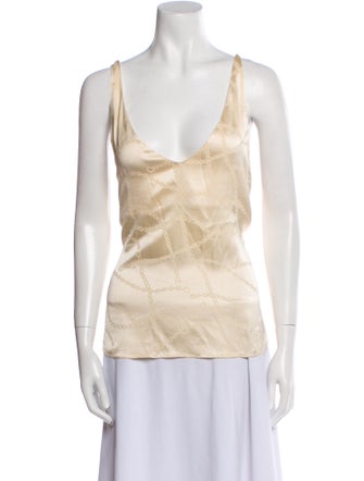 Nicholas V-Neck Sleeveless Top