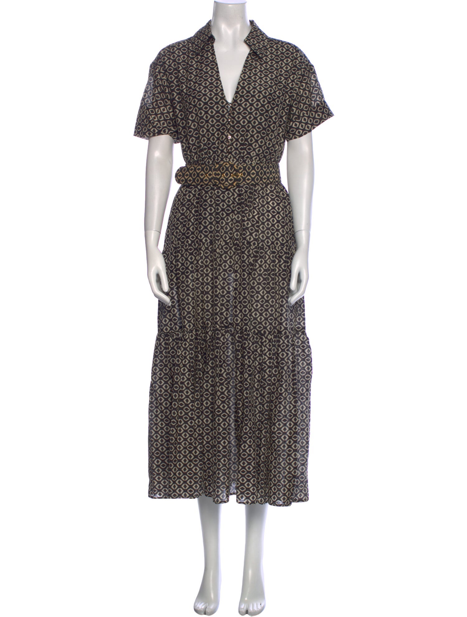 Nicholas Printed Long Dress
