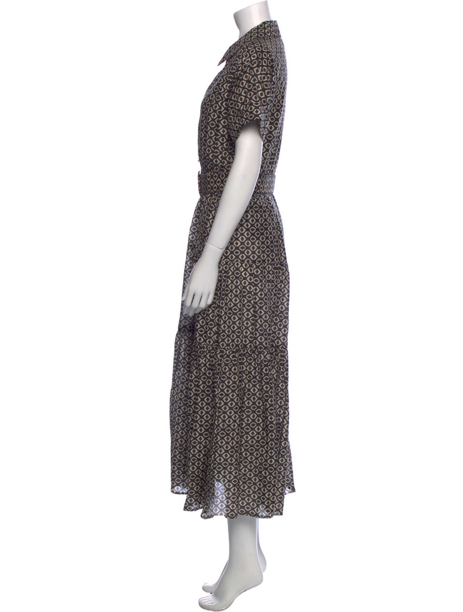Nicholas Printed Long Dress