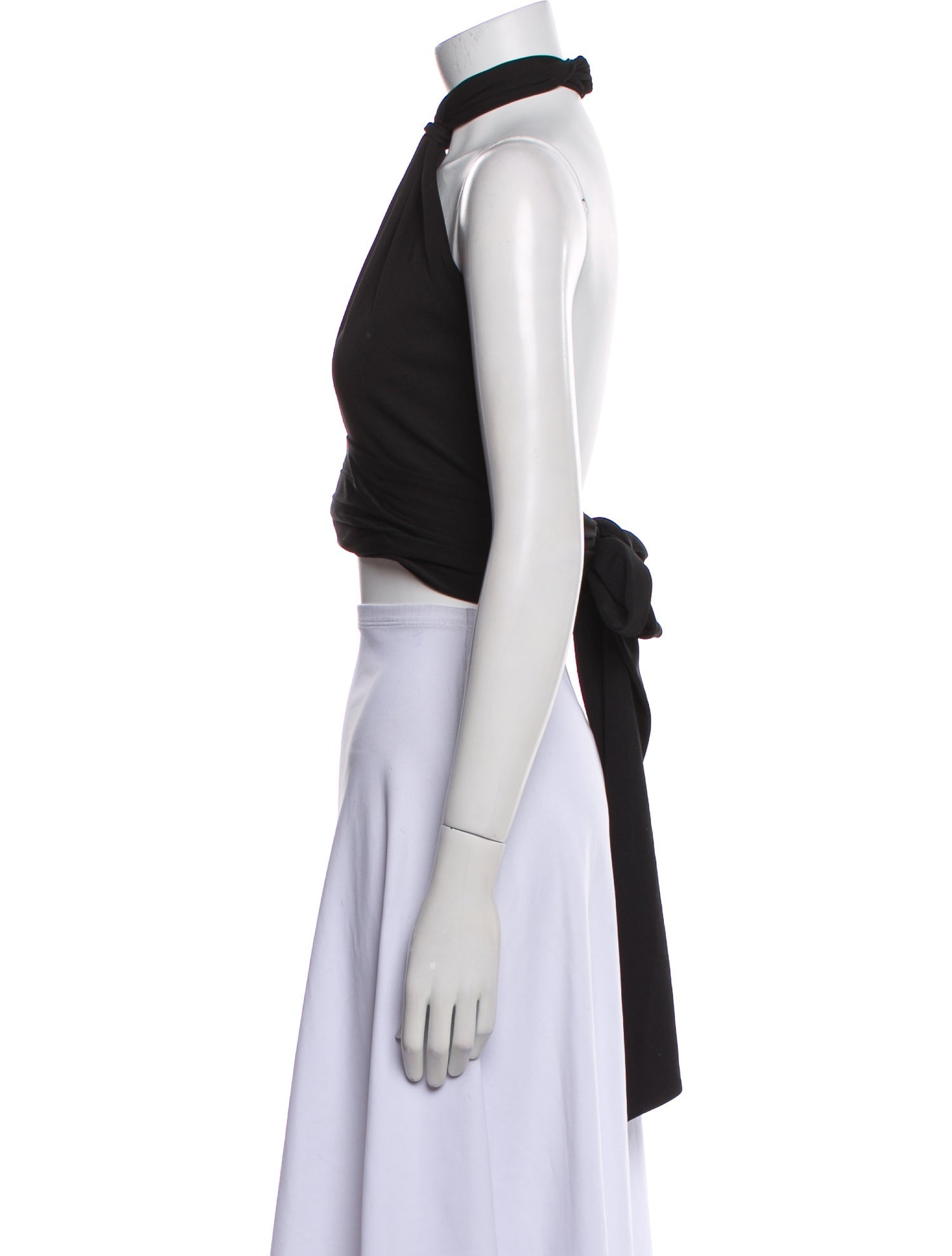 Nicholas Halterneck Sleeveless Crop Top
