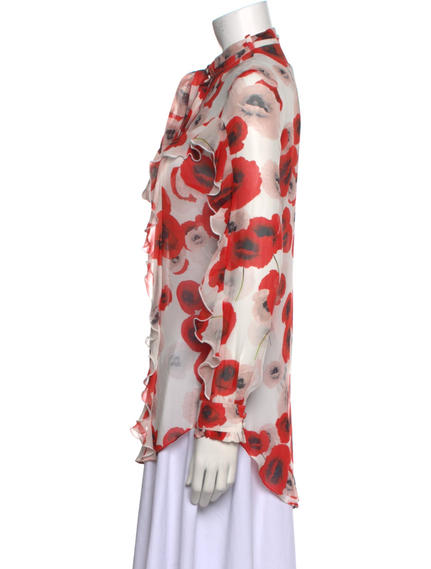 Nicholas Silk Floral Print Blouse