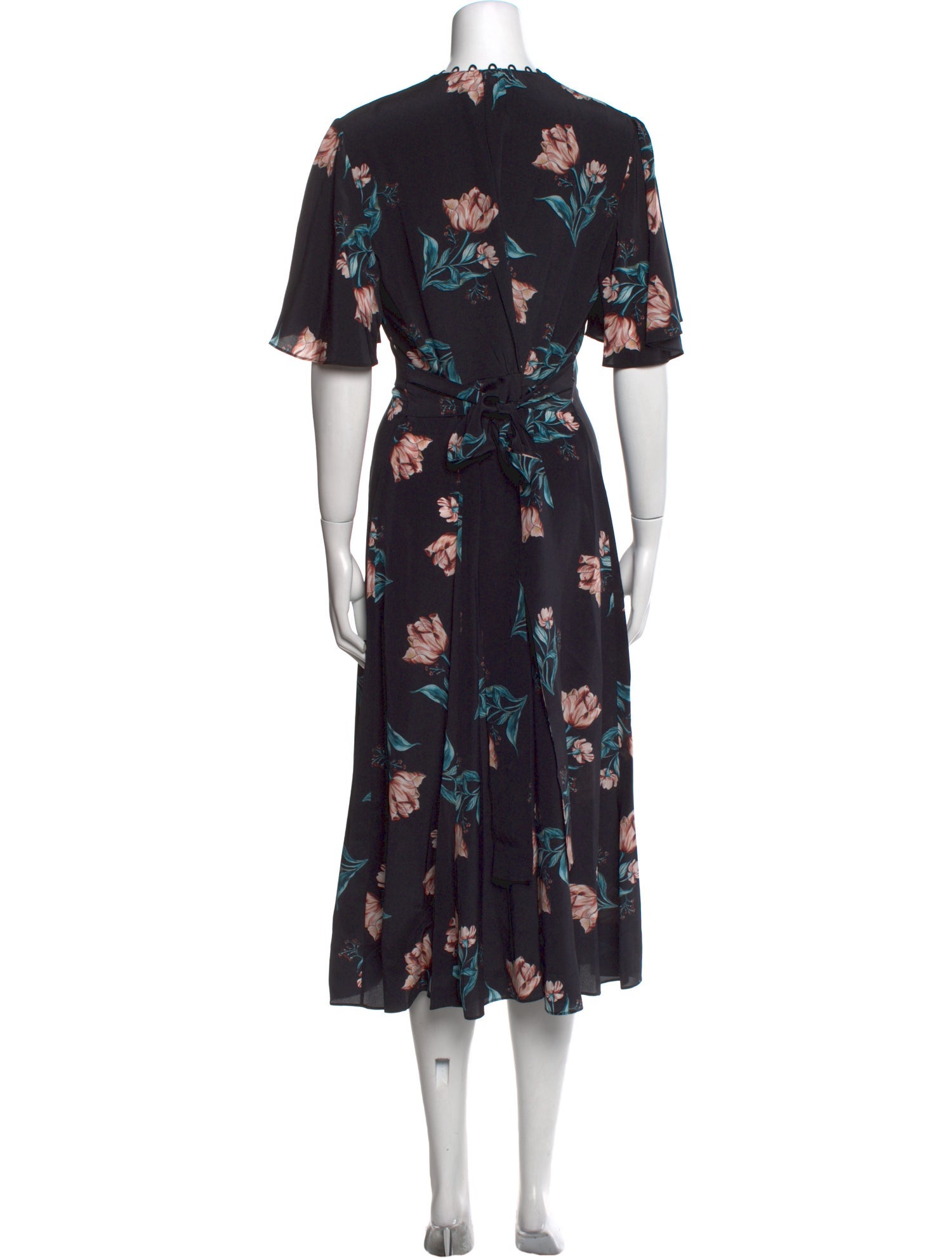 Nicholas Silk Midi Length Dress