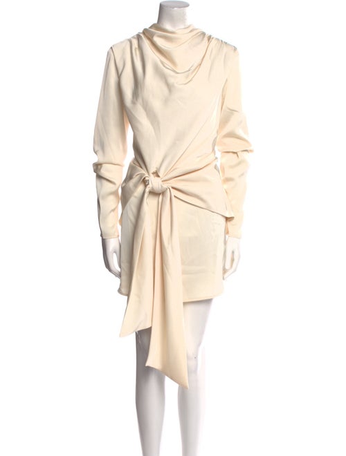 Nicholas Cowl Neck Mini Dress