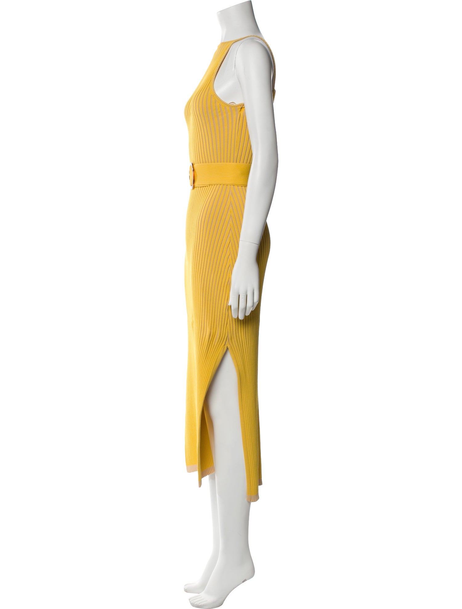 Nicholas Square Neckline Midi Length Dress