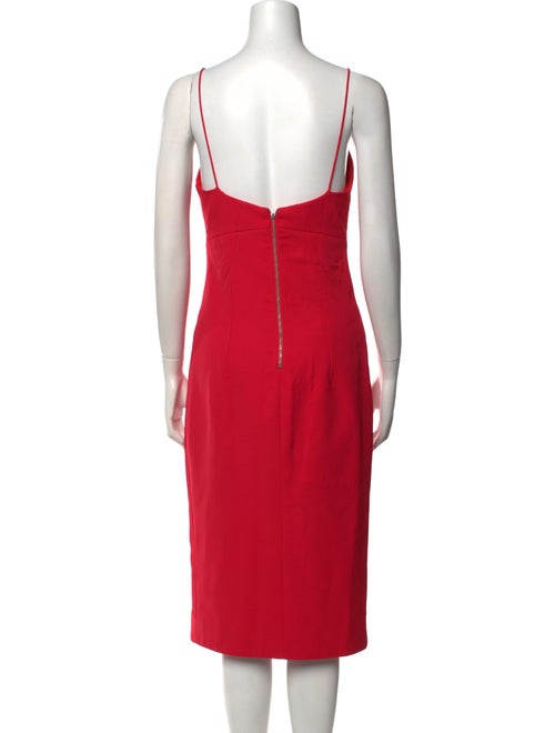 Nicholas V-Neck Midi Length Dress