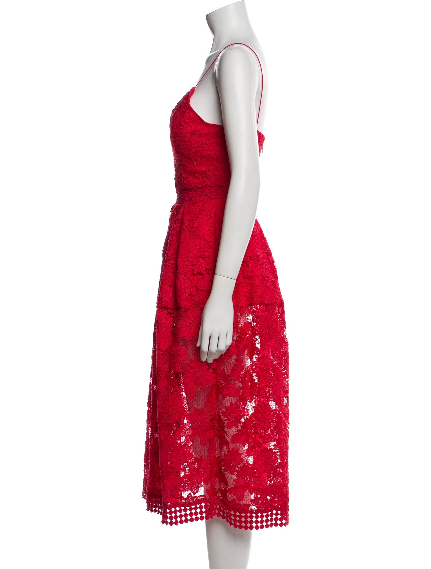 Nicholas V-Neck Midi Length Dress