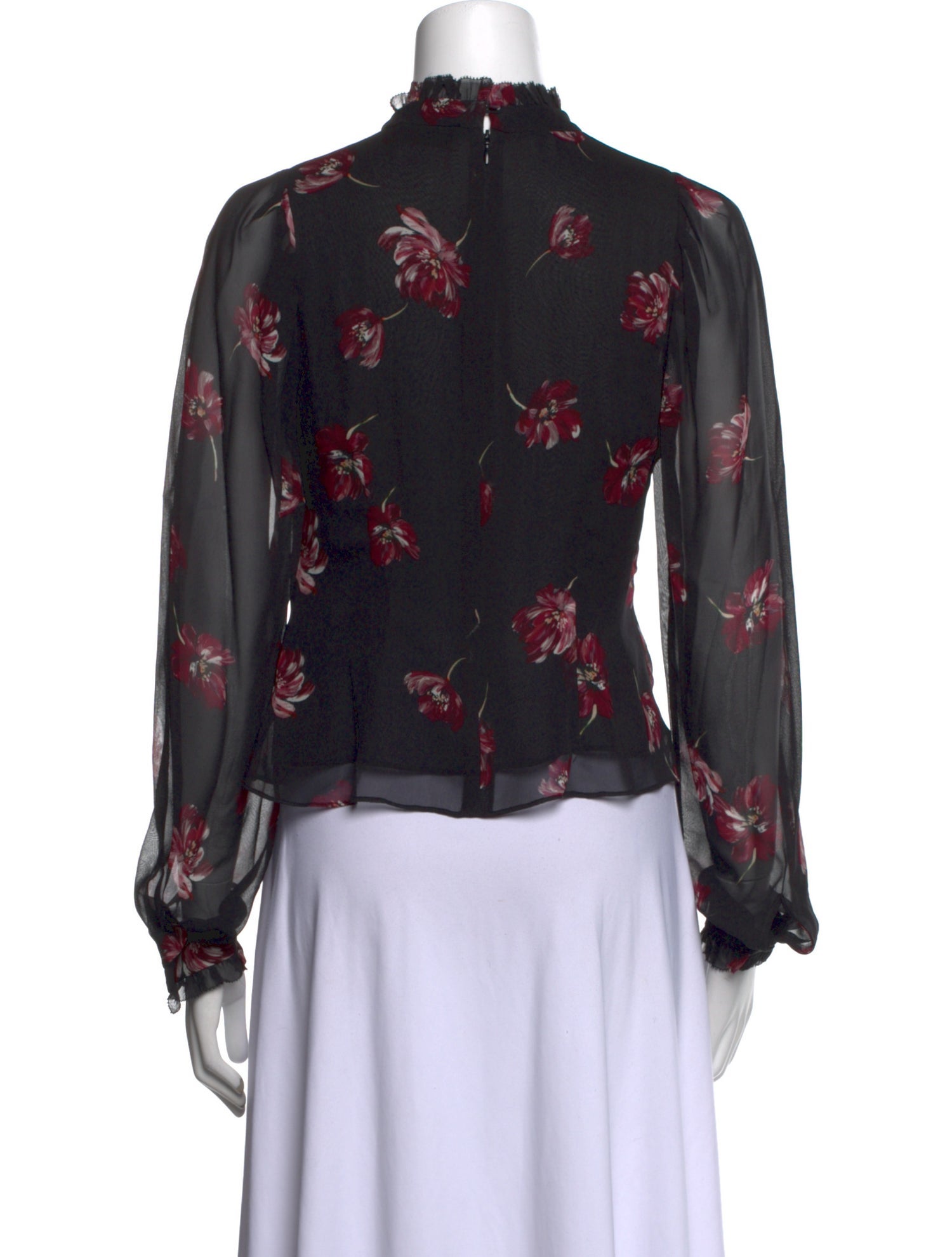 Nicholas Silk Floral Print Blouse
