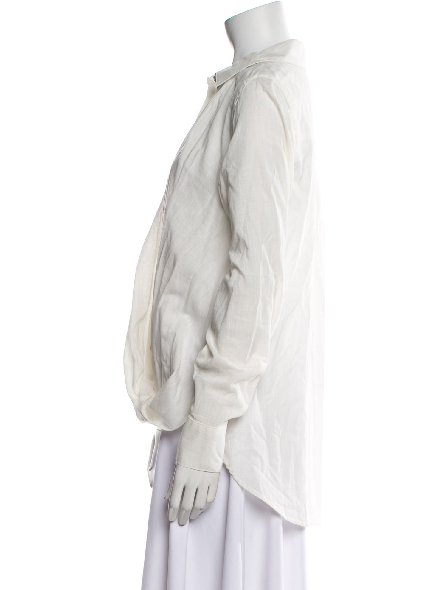 Nicholas Long Sleeve Button-Up Top