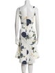 Nicholas Floral Print Midi Length Dress