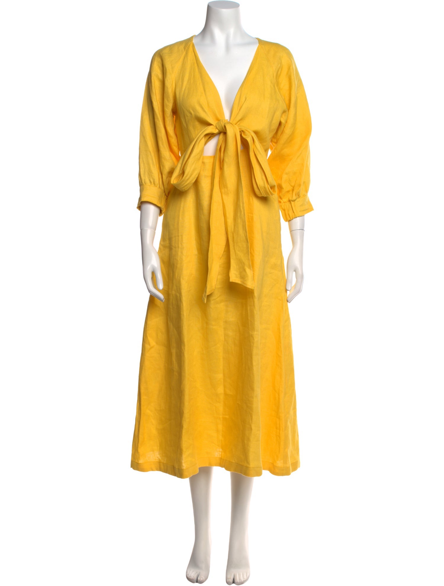 Nicholas Linen Long Dress