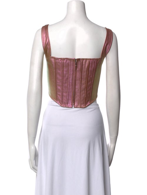 Nicholas Square Neckline Sleeveless Crop Top