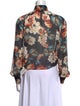 Nicholas Silk Floral Print Blouse