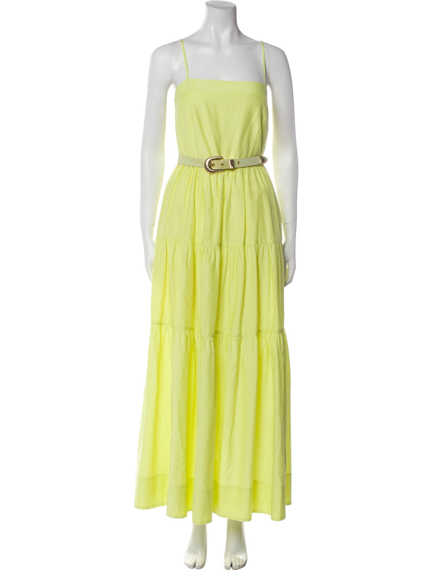 Nicholas Square Neckline Midi Length Dress